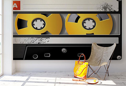 Fototapeta Audio kazeta retro